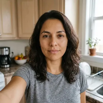 Selfie en la cocina